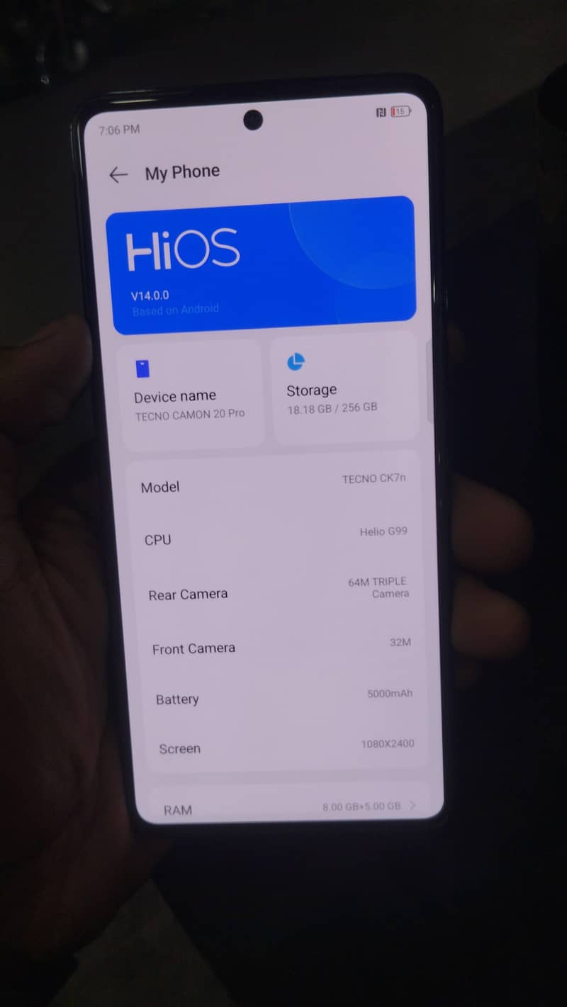 Tecno CAMON 20 Pro 1