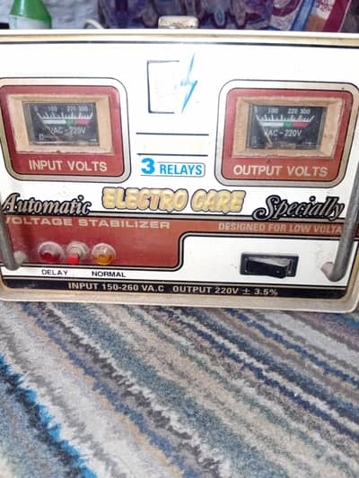 Automatic Fridge Voltage Stabilizer – 3 Relay, 220V