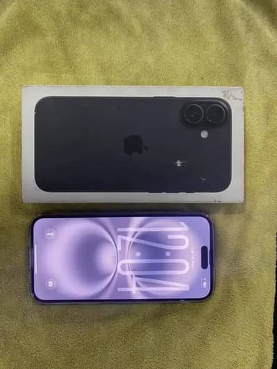 Apple iPhone 16 Plus 128jb jv black color