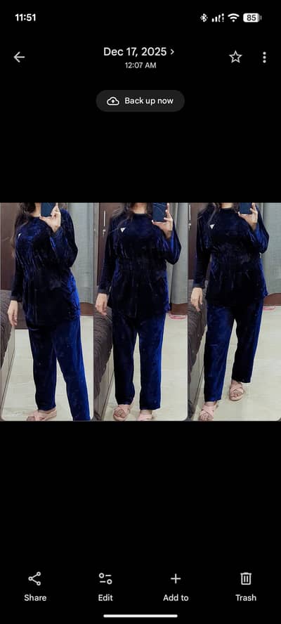 velvet pj for sell