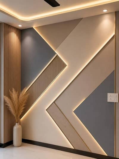 3d wallpaper,vinyl floo,wooden floor,ceiling, curtains, blinds