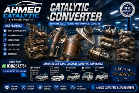 ORIGINAL JAPANESE CATALYTIC CONVERTERS AVAILABLE