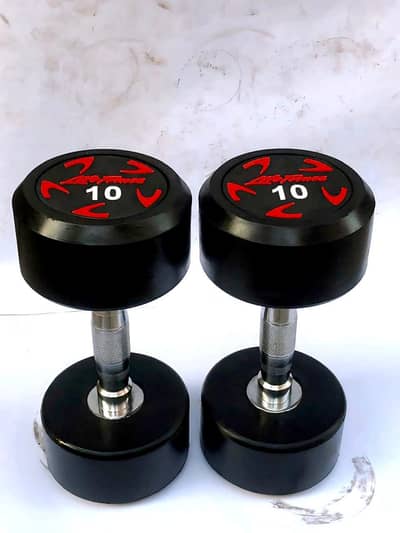 Commercial Dumbbells | gym baunch | Rubber Coated Dumbbells | gym