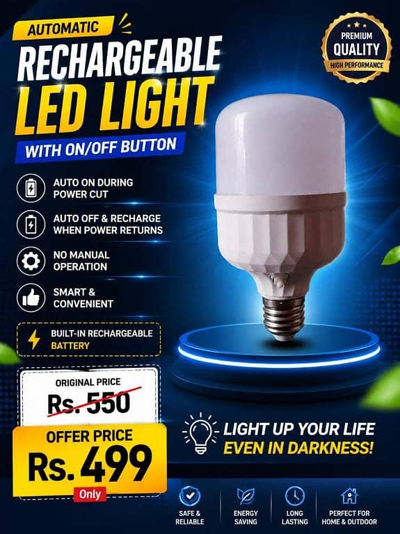 Rechargeable LED Light [Automatic]