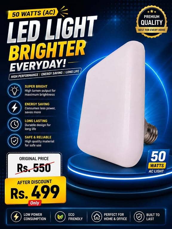 LED Light - 50 Watts [AC]