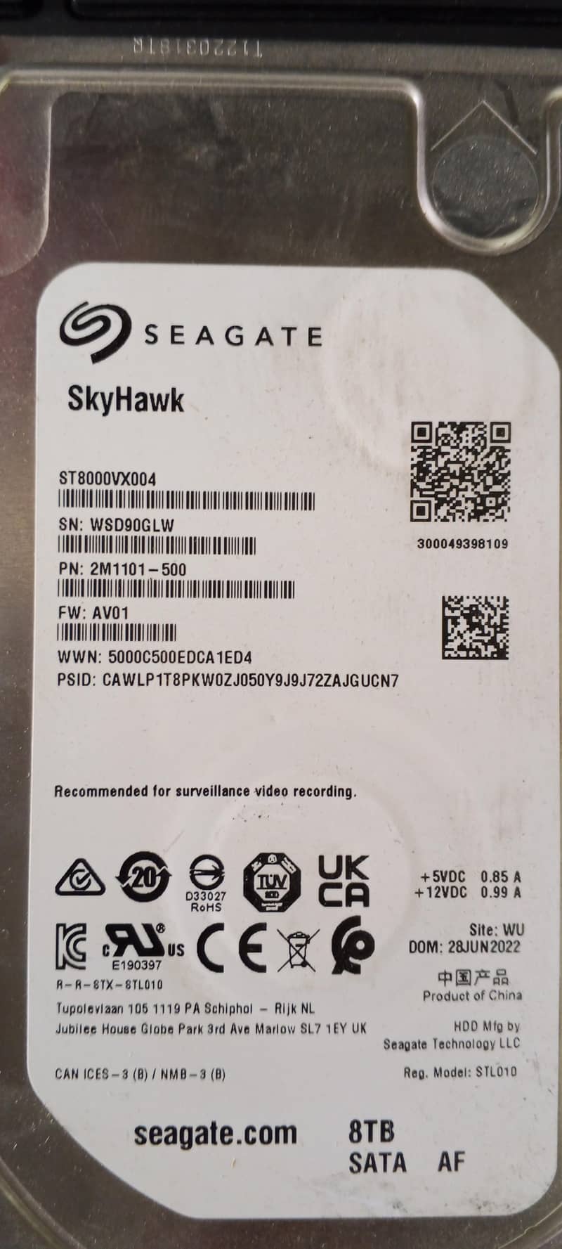 HDD 8TB 0