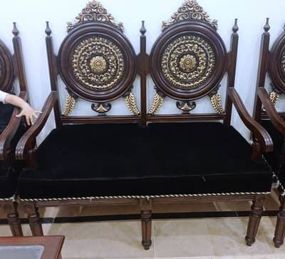 Sheesham Wood Chairs (Set of 4) No Table