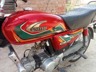 united 70cc 2023 model total genuine condition documents engine clear