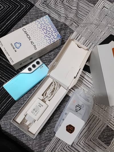 Tecno CAMON 40 Pro 8+256 just like box open 0315//4268//747
