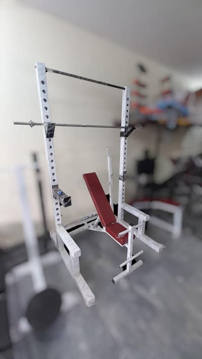 smith machine hyper extension bench multi gym hack squat rack leg pres