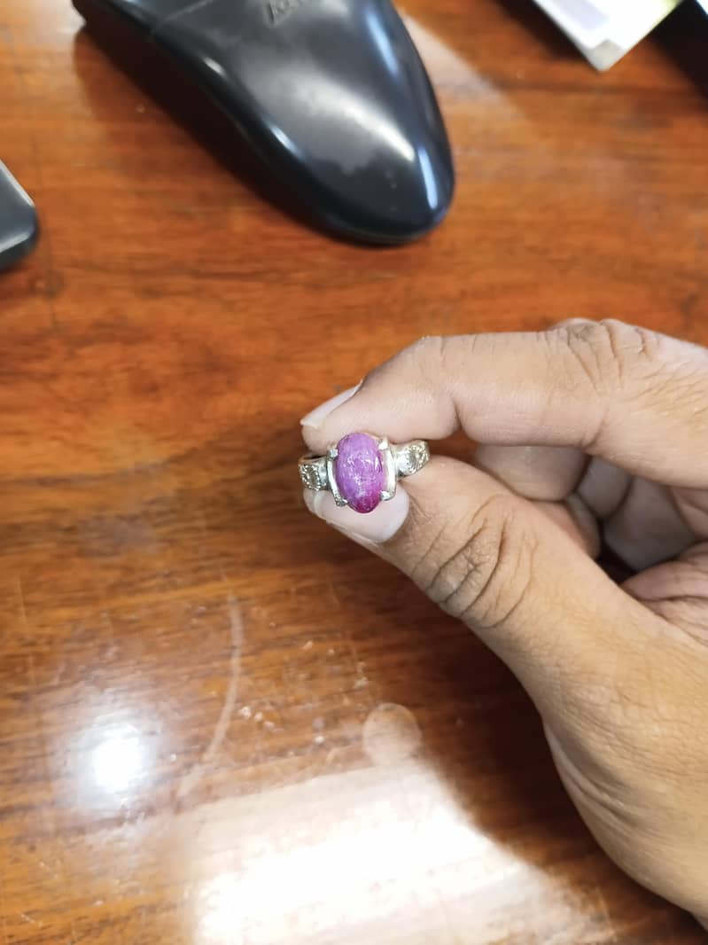Ruby stone ring 1