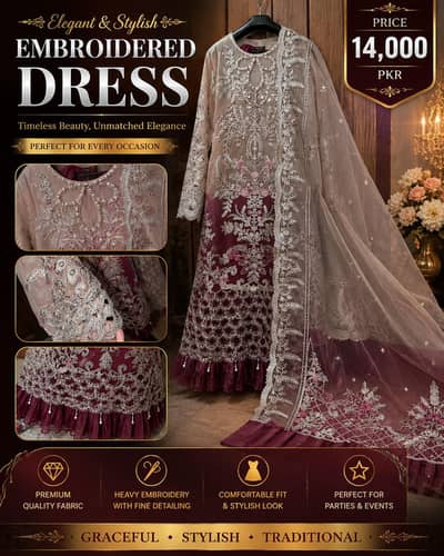 Party wear, Bridal and Formal dresses