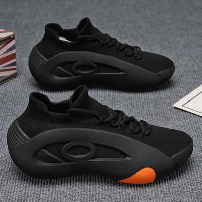 Men's Futuristic Knit Running Sneakers