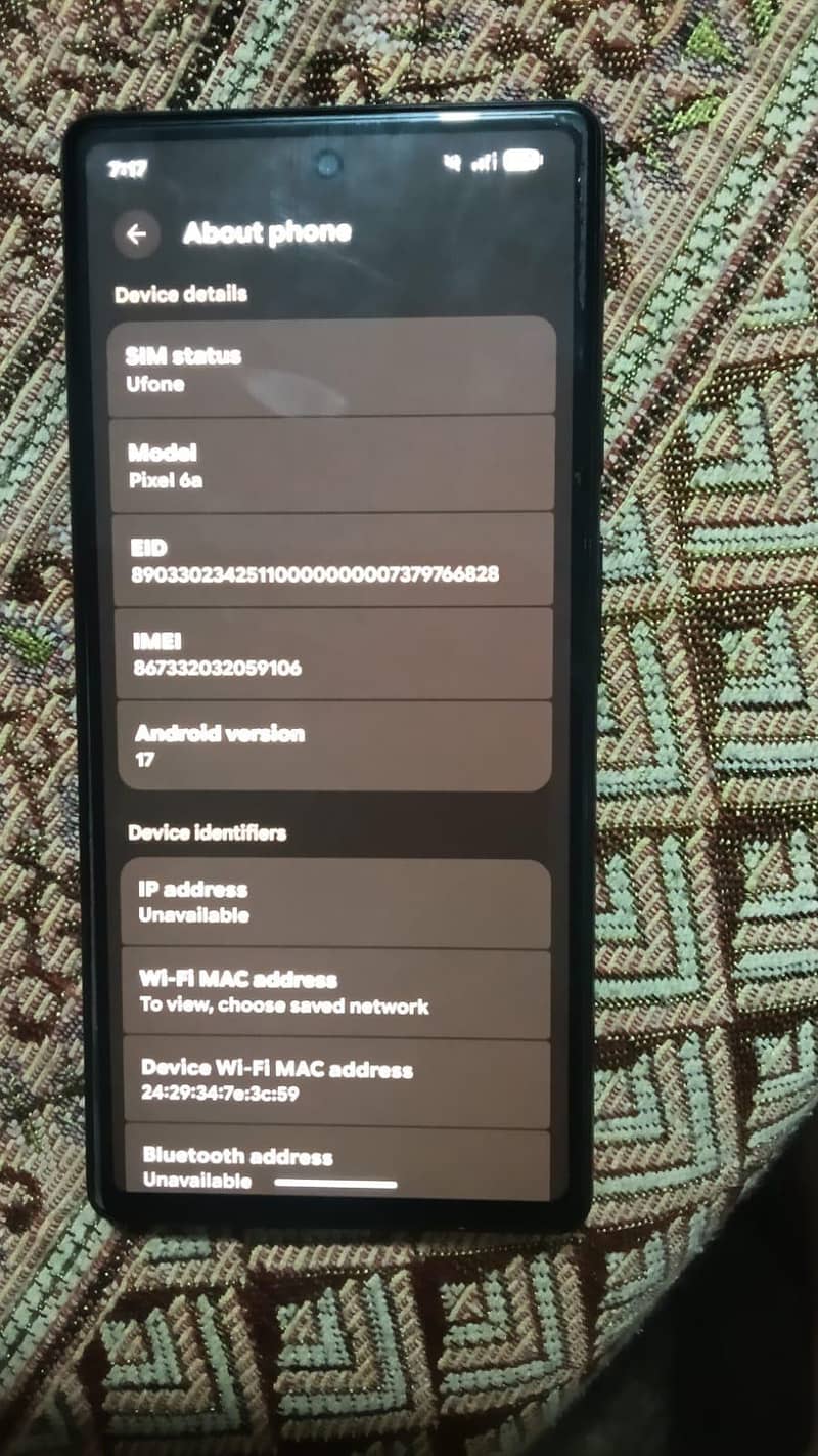 Google Pixel 6a 4