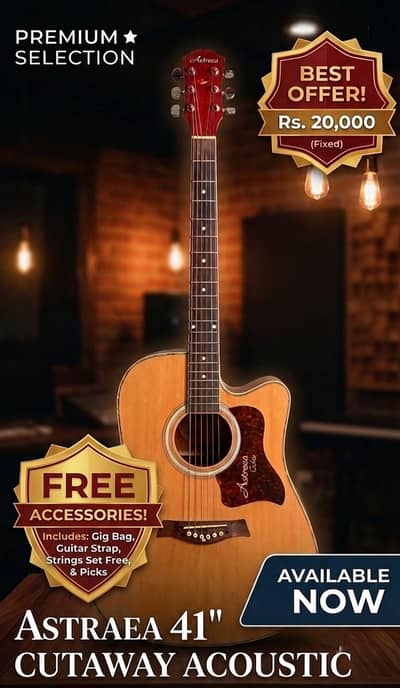 ASTARCA GUITAR 10/9.5 | ORIGINAL BAG+ACCESSORIES FREE | BEST OFFER 20k
