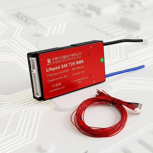 BMS 24S 72V 60A (For Lithium-Iron Phosphate Batteries)
