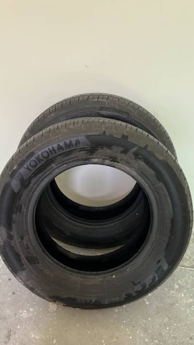 Yokohama 195/65 R14 Tyres – Pair (2 Tyres) - Excellent Condition