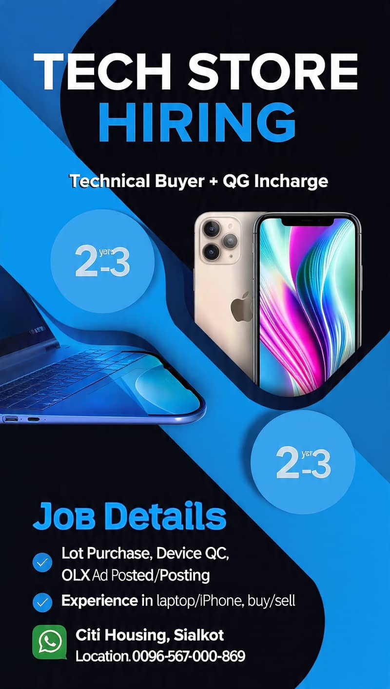 Tech and electronics store manger 0