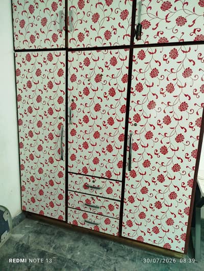 3 door 6x10 ft wardrobe for sale in very good condition