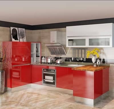 making Acrylic kitchen cabinets very suitable price your desire kitche
