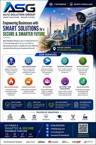 Advanced IT & Security Solutions in Islamabad