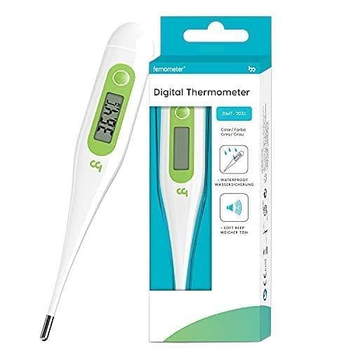 Digital Oral Thermometer for Fever with Fever Alert, Memory Recall, and °C/°F Switch – Rectal, Oral, or Armpit Reading for Baby, Kids, and Adults