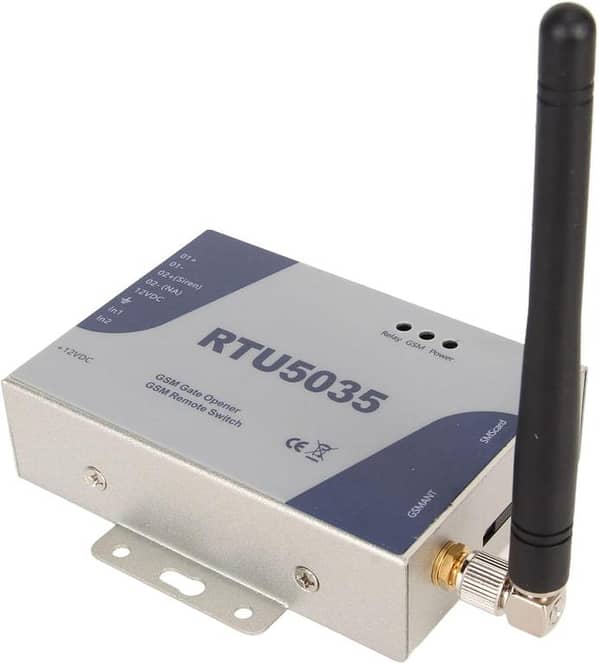 G-S-M Gate Opener, Mobile Phone Access Controller with Remote On Off Switch Free Call SMS Smart Alarm, RTU5035 Support 850 900 1800 1900MHz