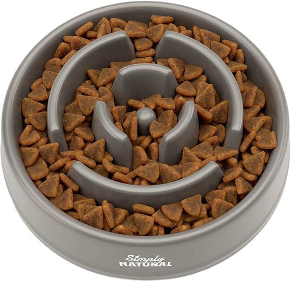 Slow Feeder Dog Bowl Large (21 cm) – Anti-Gulp Maze Bowl for Dogs, Cats & Puppies