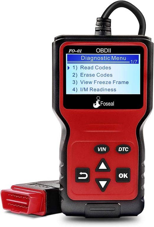 Foseal OBD2 Code Reader: OBD2 Scanner for OBDII Cars Since 1996 with CAN and ISO Protocols