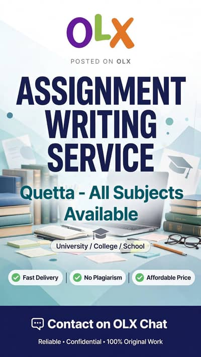Assignment writing service Quetta All subjects university school collg