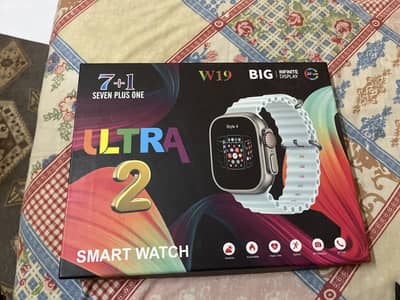 W19 Ultra 2 Smart Watch 7-in-1 Combo Pack with Infinite Display