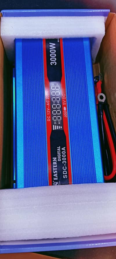 DC 12v to AC 220v (3000w ) eastern power inverter and wired keyboard