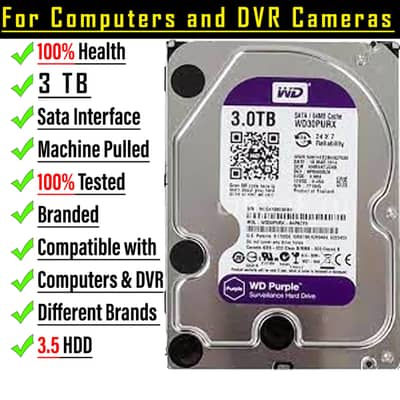 3TB hard For Sale like New