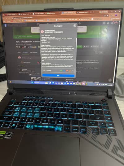 Asus Rog Strix G614JV i7 13650HX + RTX 4060 + 16 GB DDR5 Ram