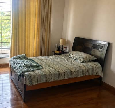 Single Wooden Bed