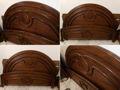 Kind Size Sheesham Chinioti Bed Set