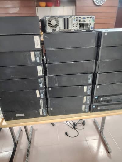 Mixed Brand Desktop PC Lot - 24 Units Ready for Resale
