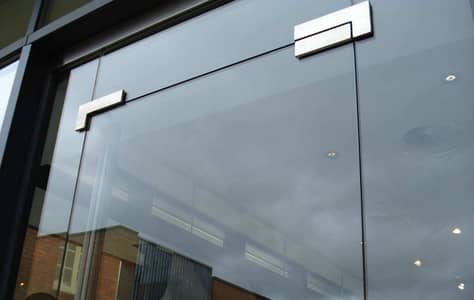 Door glass # main shop glass