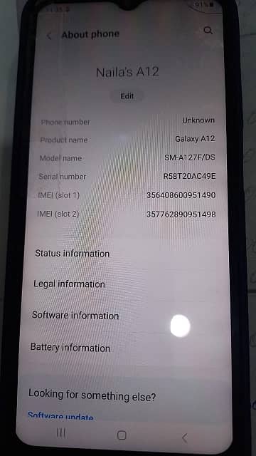 Samsung Mobile A12