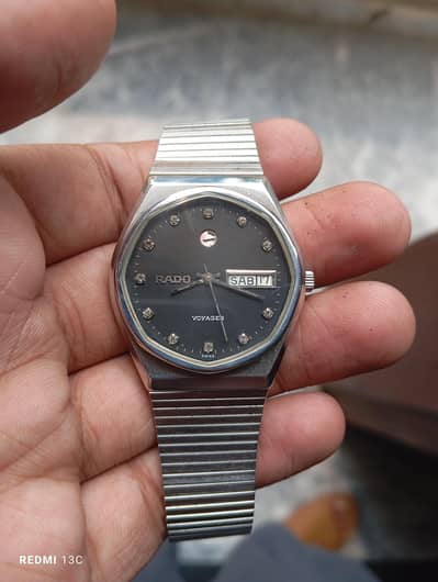 vintage rado voyager automatic.