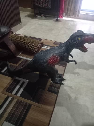 Black T rex dinosaur