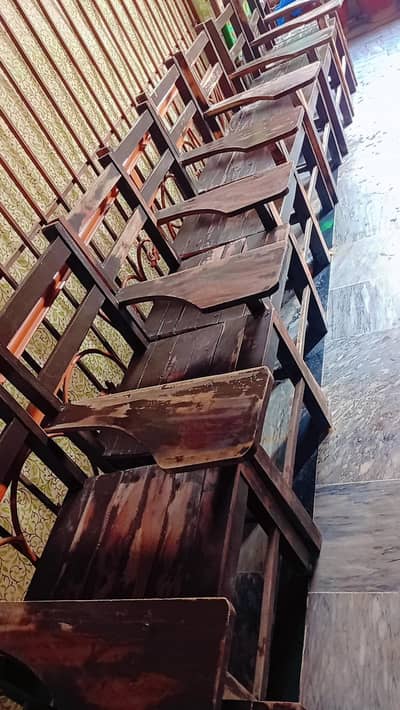 school wooden chairs