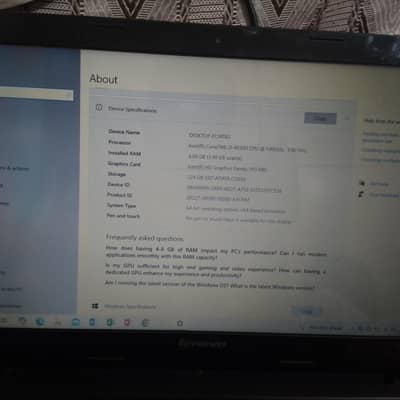 Lenove laptop. .