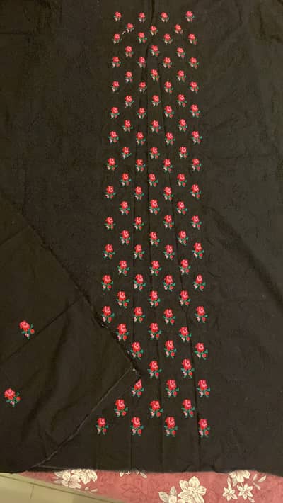 unstitched hand embrioded shirt for sale