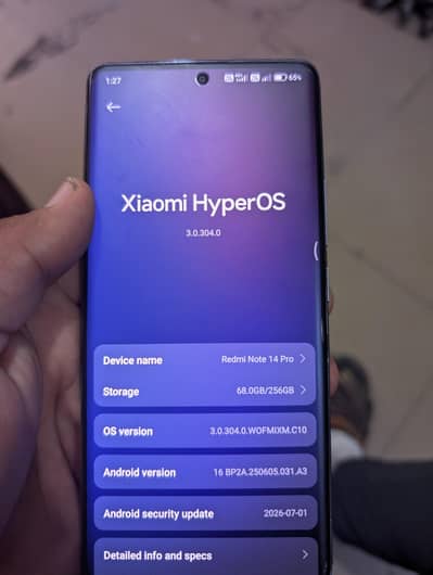 Redmi note14pro for sale gojra