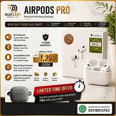 Air buds pro 2 with complete accessories