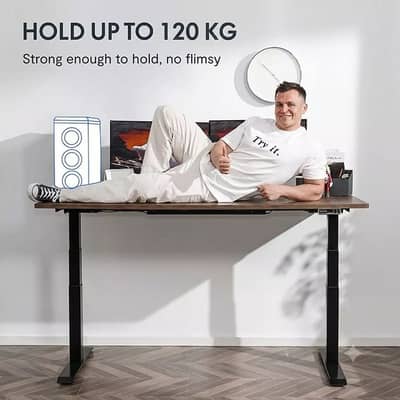 Imported Electric Height Adjustable Desk | Standing Office Table