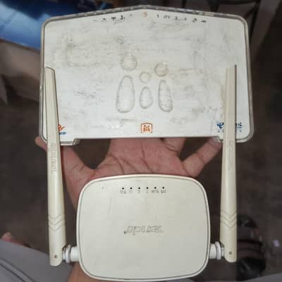 Two Wifi Router Tenda or Fiber Devices
