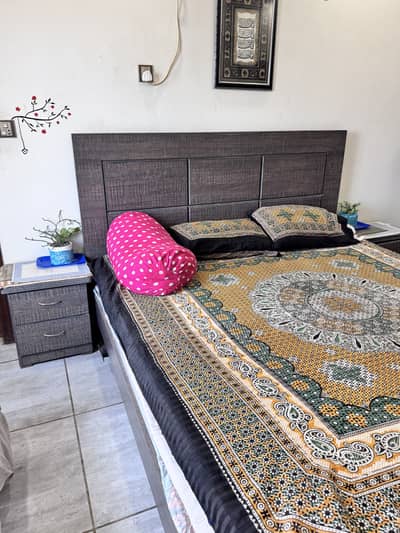 Room Furniture for Sale (Bed, Wardrobe, Dressing & Side Tables)