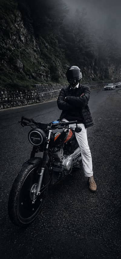Honda CG125 Modified all ok Saafpiece pric krlengy